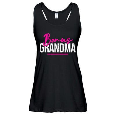 Bonus Grandma Funny Mother's Day Step Grandma Gift Ladies Essential Flowy Tank