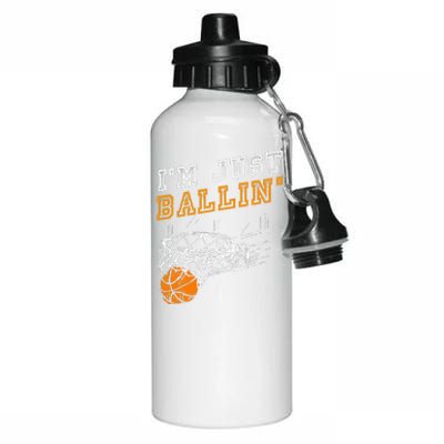 Basketball Gift For Coach Player Baller Aluminum Water Bottle