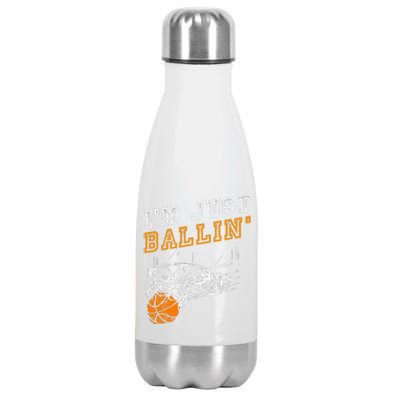 Basketball Gift For Coach Player Baller Stainless Steel Insulated Water Bottle