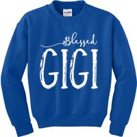 Blessed Gigi For Grandma MotherS Day Christmas Gift Kids Sweatshirt