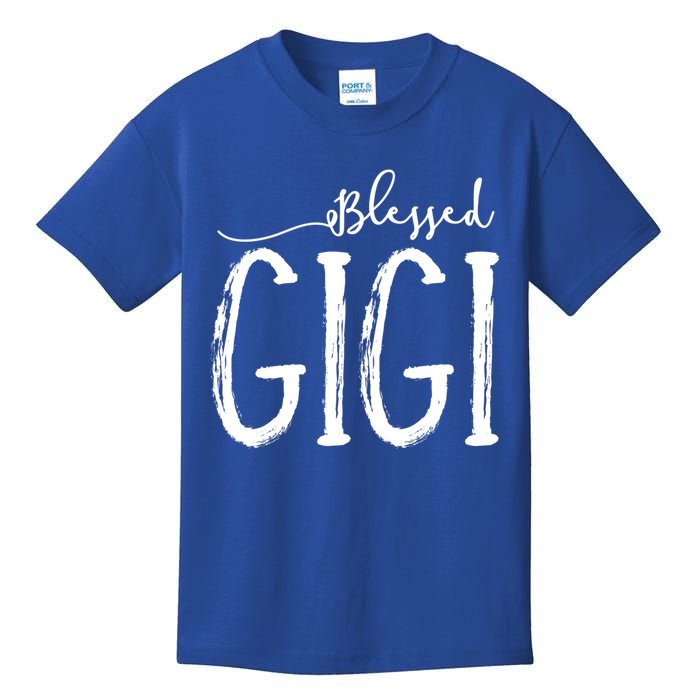 Blessed Gigi For Grandma MotherS Day Christmas Gift Kids T-Shirt