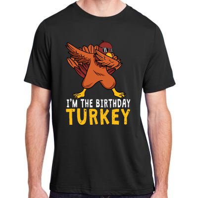 Birthday Gifts Funny Bday Born On Thanksgiving Adult ChromaSoft Performance T-Shirt