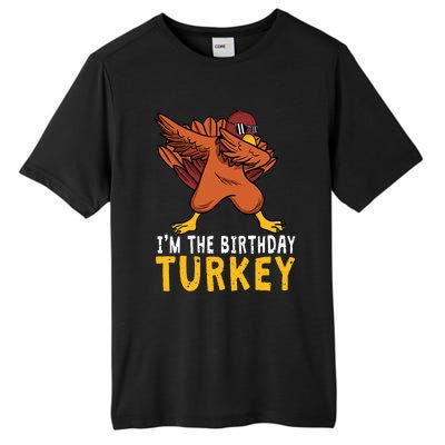 Birthday Gifts Funny Bday Born On Thanksgiving Tall Fusion ChromaSoft Performance T-Shirt