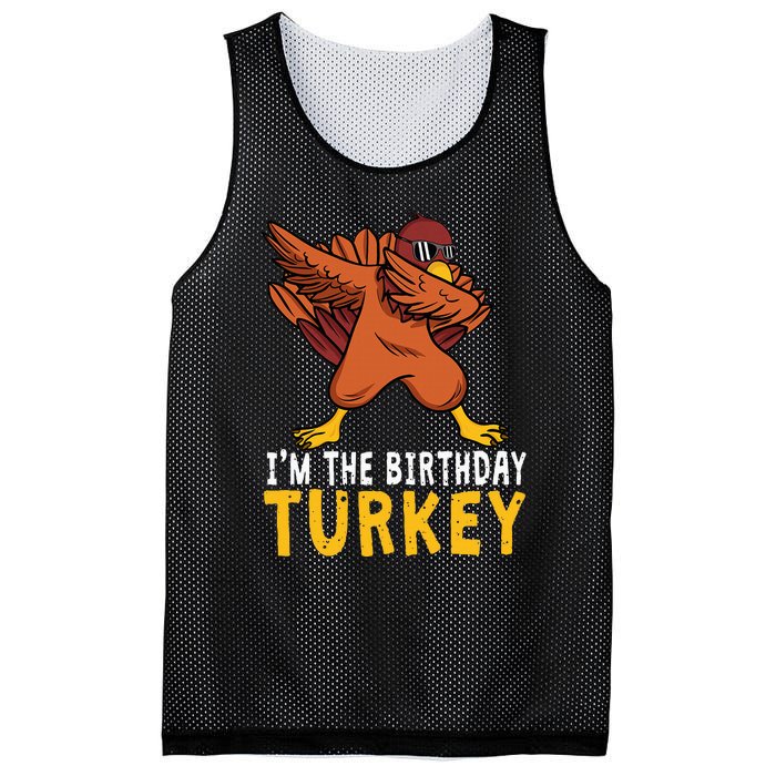 Birthday Gifts Funny Bday Born On Thanksgiving Mesh Reversible Basketball Jersey Tank