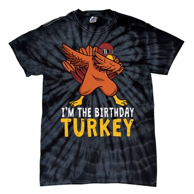 Birthday Gifts Funny Bday Born On Thanksgiving Tie-Dye T-Shirt