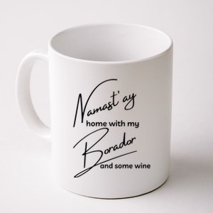 Borador Gift Funny Nama'stay For Yoga And Dog Lovers Gift Coffee Mug