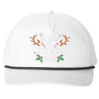 Be Good For Goodness Sake Christmas Reindeer Horn Funny Gift Snapback Five-Panel Rope Hat