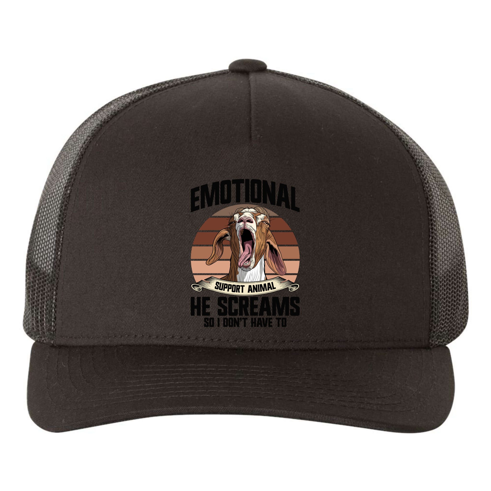 Boer Goat Farmer Stuffed Animal Goat Lover Costume Boer Goat Gift Yupoong Adult 5-Panel Trucker Hat
