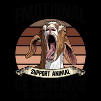 Boer Goat Farmer Stuffed Animal Goat Lover Costume Boer Goat Gift Cooling Performance Crew T-Shirt