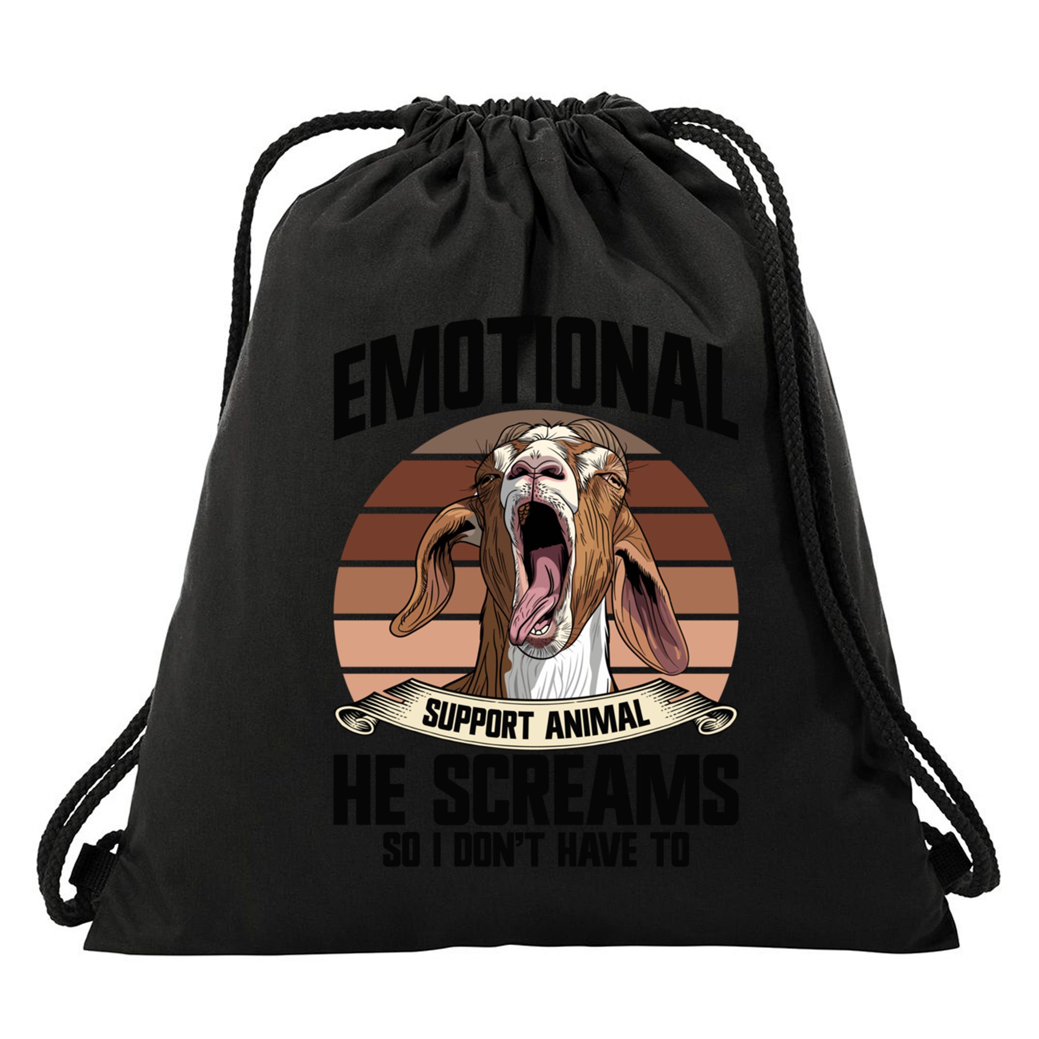 Boer Goat Farmer Stuffed Animal Goat Lover Costume Boer Goat Gift Drawstring Bag