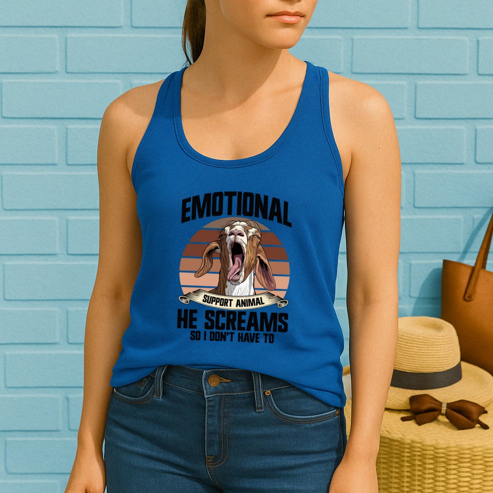 Boer Goat Farmer Stuffed Animal Goat Lover Costume Boer Goat Gift Womens Tank Top