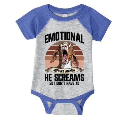 Boer Goat Farmer Stuffed Animal Goat Lover Costume Boer Goat Gift Infant Baby Jersey Bodysuit