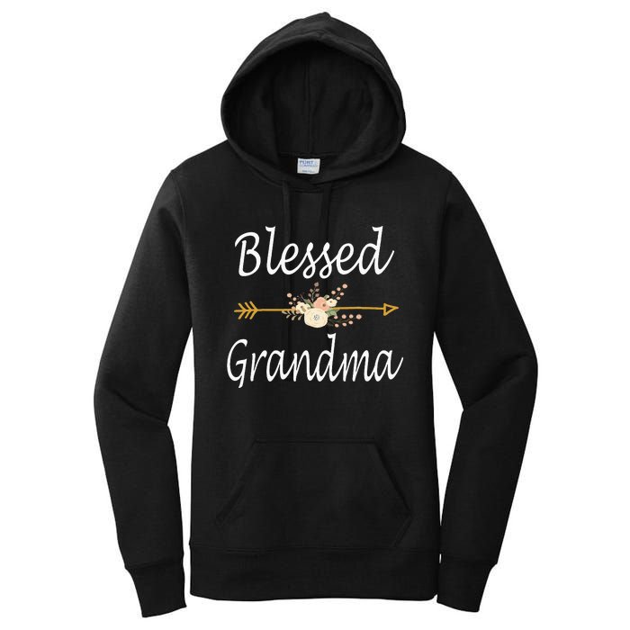 Blessed Grandma For Women Cute Mothers Day Gifts Women's Pullover Hoodie