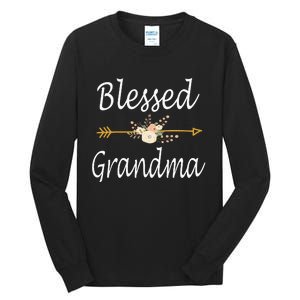 Blessed Grandma For Women Cute Mothers Day Gifts Tall Long Sleeve T-Shirt