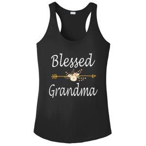 Blessed Grandma For Women Cute Mothers Day Gifts Ladies PosiCharge Competitor Racerback Tank