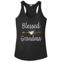 Blessed Grandma For Women Cute Mothers Day Gifts Ladies PosiCharge Competitor Racerback Tank