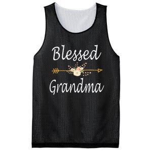 Blessed Grandma For Women Cute Mothers Day Gifts Mesh Reversible Basketball Jersey Tank