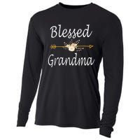 Blessed Grandma For Women Cute Mothers Day Gifts Cooling Performance Long Sleeve Crew