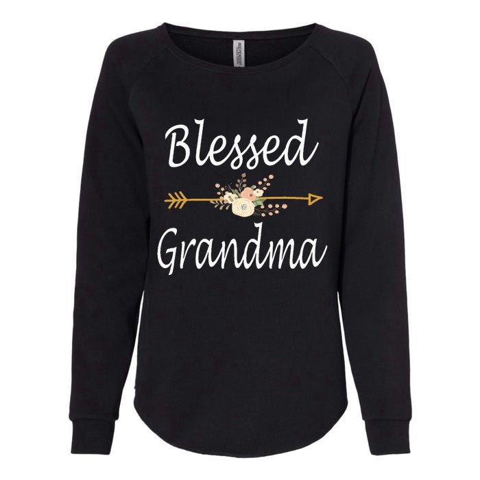 Blessed Grandma For Women Cute Mothers Day Gifts Womens California Wash Sweatshirt