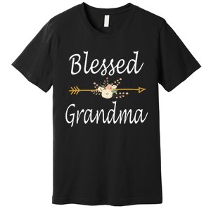 Blessed Grandma For Women Cute Mothers Day Gifts Premium T-Shirt