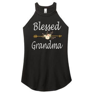 Blessed Grandma For Women Cute Mothers Day Gifts Women's Perfect Tri Rocker Tank