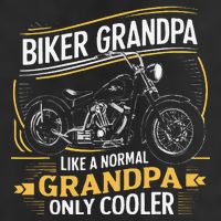 Biker Grandpa FatherS Day Like A Normal Grandpa Motorcycle Hat