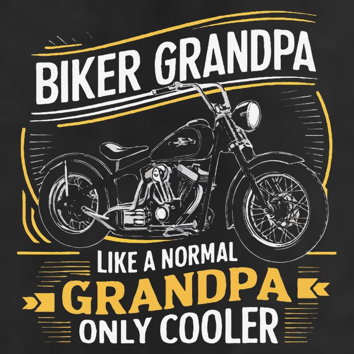 Biker Grandpa FatherS Day Like A Normal Grandpa Motorcycle Hat