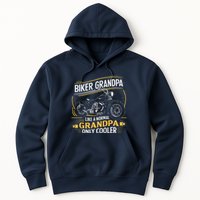 Biker Grandpa FatherS Day Like A Normal Grandpa Motorcycle Hoodie