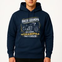 Biker Grandpa FatherS Day Like A Normal Grandpa Motorcycle Hoodie