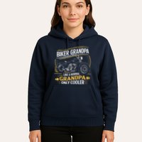 Biker Grandpa FatherS Day Like A Normal Grandpa Motorcycle Hoodie