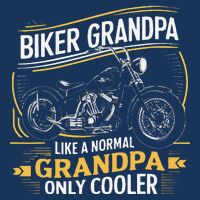 Biker Grandpa FatherS Day Like A Normal Grandpa Motorcycle Hoodie