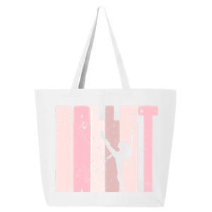 Ballet Gift For Teen Funny Gift Silhouette Ballet Dance Funny Gift 25L Jumbo Tote