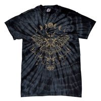 Butterfly Grunge Fairycore Aesthetic Luna Moth Mushrooms Tie-Dye T-Shirt