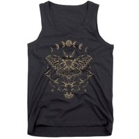 Butterfly Grunge Fairycore Aesthetic Luna Moth Mushrooms Tank Top