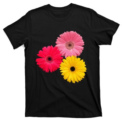 Blooming Gerbera Flower Daisies Gerberas Daisy Flowery T-Shirt