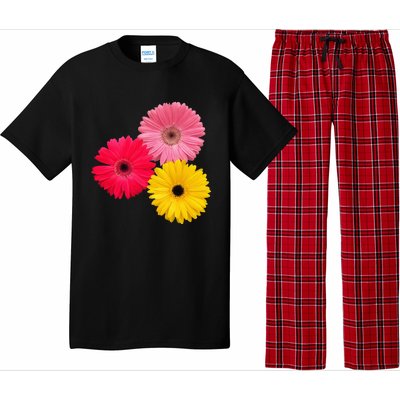 Blooming Gerbera Flower Daisies Gerberas Daisy Flowery Pajama Set