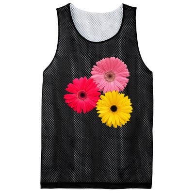 Blooming Gerbera Flower Daisies Gerberas Daisy Flowery Mesh Reversible Basketball Jersey Tank