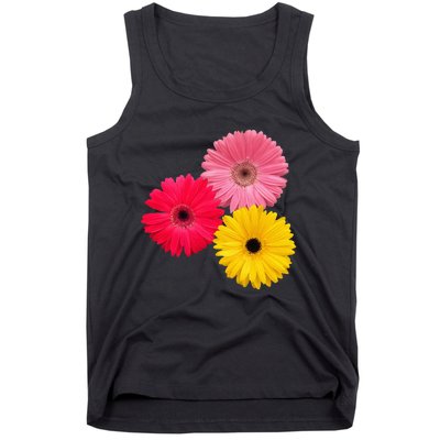 Blooming Gerbera Flower Daisies Gerberas Daisy Flowery Tank Top