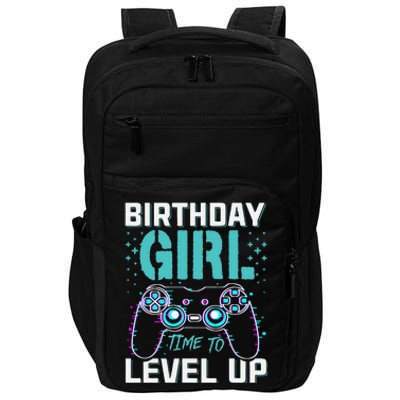 Birthday Gift For Time to Level Up Cool Video Game Bday Impact Tech Backpack