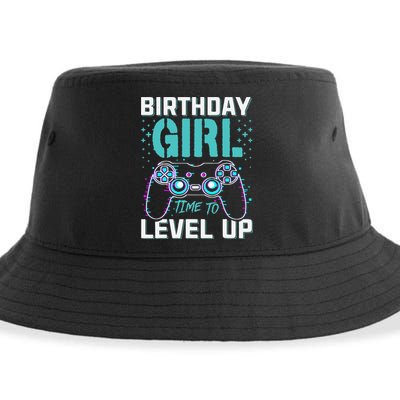 Birthday Gift For Time to Level Up Cool Video Game Bday Sustainable Bucket Hat