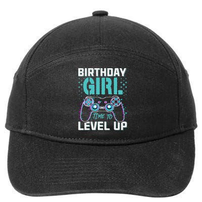 Birthday Gift For Time to Level Up Cool Video Game Bday 7-Panel Snapback Hat