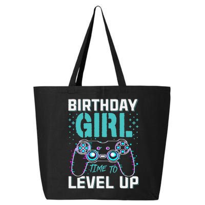 Birthday Gift For Time to Level Up Cool Video Game Bday 25L Jumbo Tote