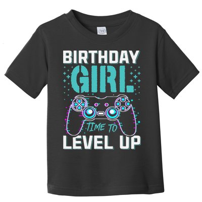 Birthday Gift For Time to Level Up Cool Video Game Bday Toddler T-Shirt
