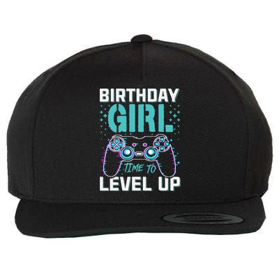Birthday Gift For Time to Level Up Cool Video Game Bday Wool Snapback Cap