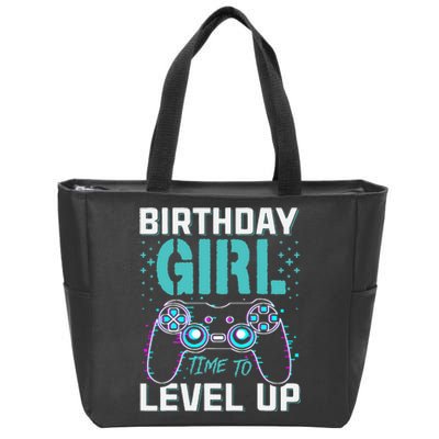 Birthday Gift For Time to Level Up Cool Video Game Bday Zip Tote Bag