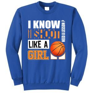 Basketball Gift Funny Shoot Like A Gift Sweatshirt