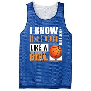 Basketball Gift Funny Shoot Like A Gift Mesh Reversible Basketball Jersey Tank