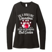 Bowling Grandma Funny Novelty For Bowling Family Gift Womens CVC Long Sleeve Shirt