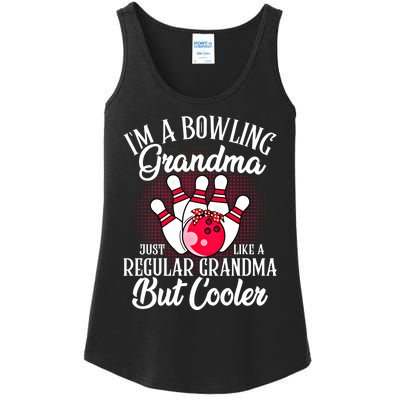 Bowling Grandma Funny Novelty For Bowling Family Gift Ladies Essential Tank