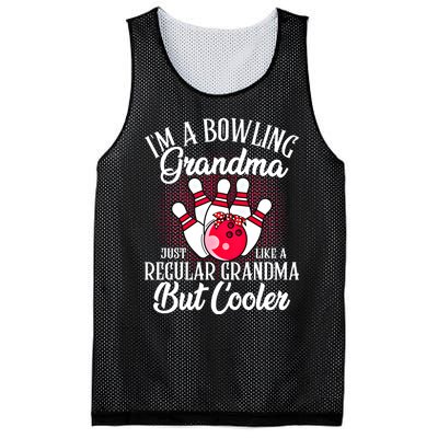 Bowling Grandma Funny Novelty For Bowling Family Gift Mesh Reversible Basketball Jersey Tank